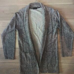 Men's Gray Cardigan Sweater